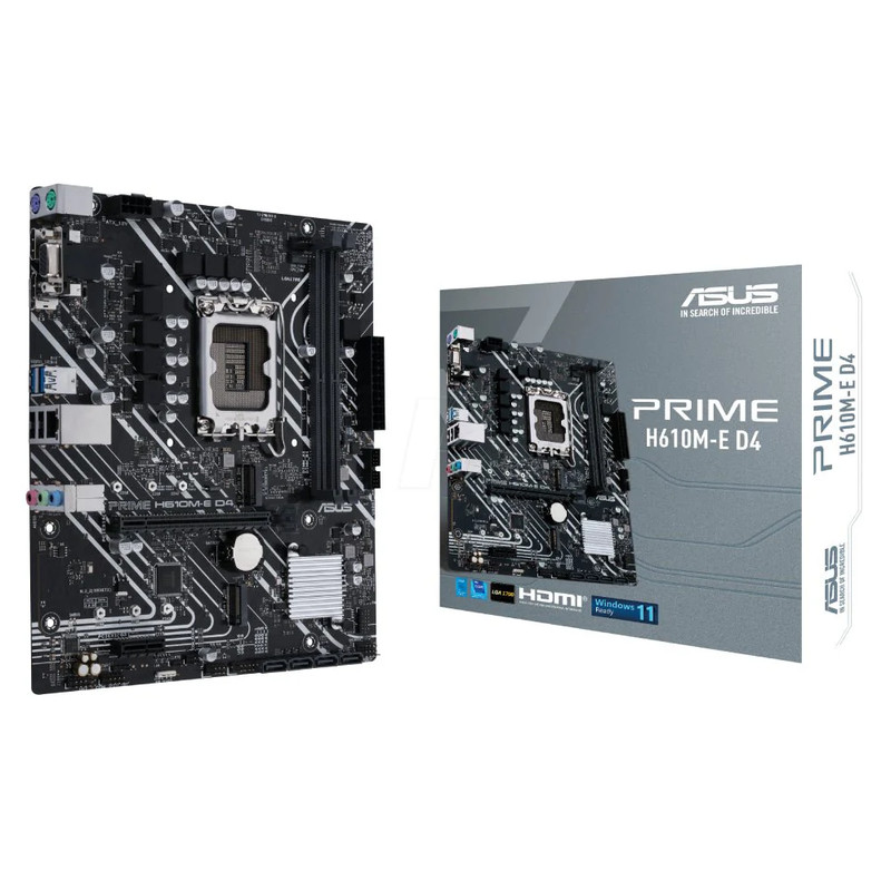 ASUS PRIME H610M-E - DDR4 LGA 1700 Intel Motherboard - اللوحة الأم